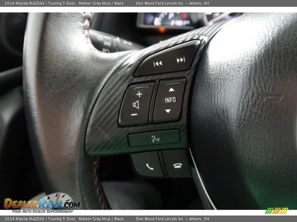 2014 Mazda MAZDA3 i Touring 5 Door Meteor Gray Mica / Black Photo #30