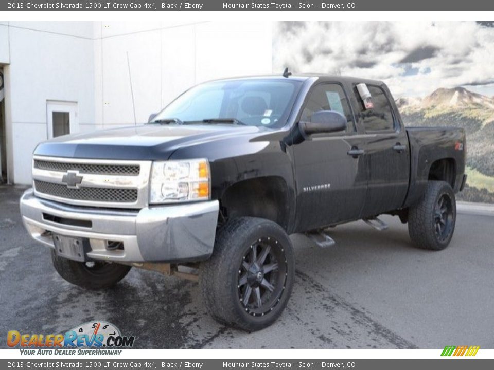 2013 Chevrolet Silverado 1500 LT Crew Cab 4x4 Black / Ebony Photo #3