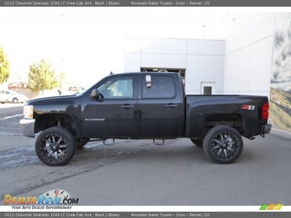 2013 Chevrolet Silverado 1500 LT Crew Cab 4x4 Black / Ebony Photo #4
