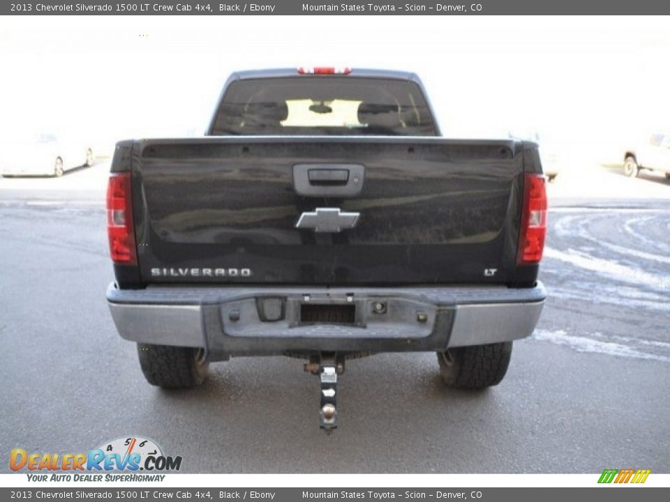 2013 Chevrolet Silverado 1500 LT Crew Cab 4x4 Black / Ebony Photo #6