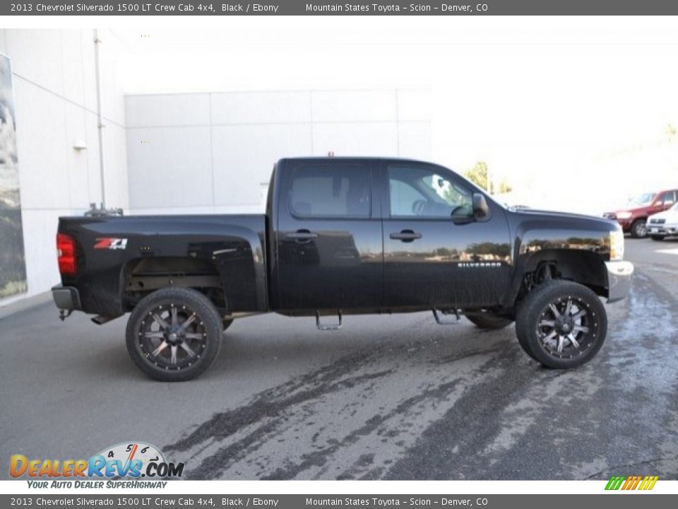 2013 Chevrolet Silverado 1500 LT Crew Cab 4x4 Black / Ebony Photo #8
