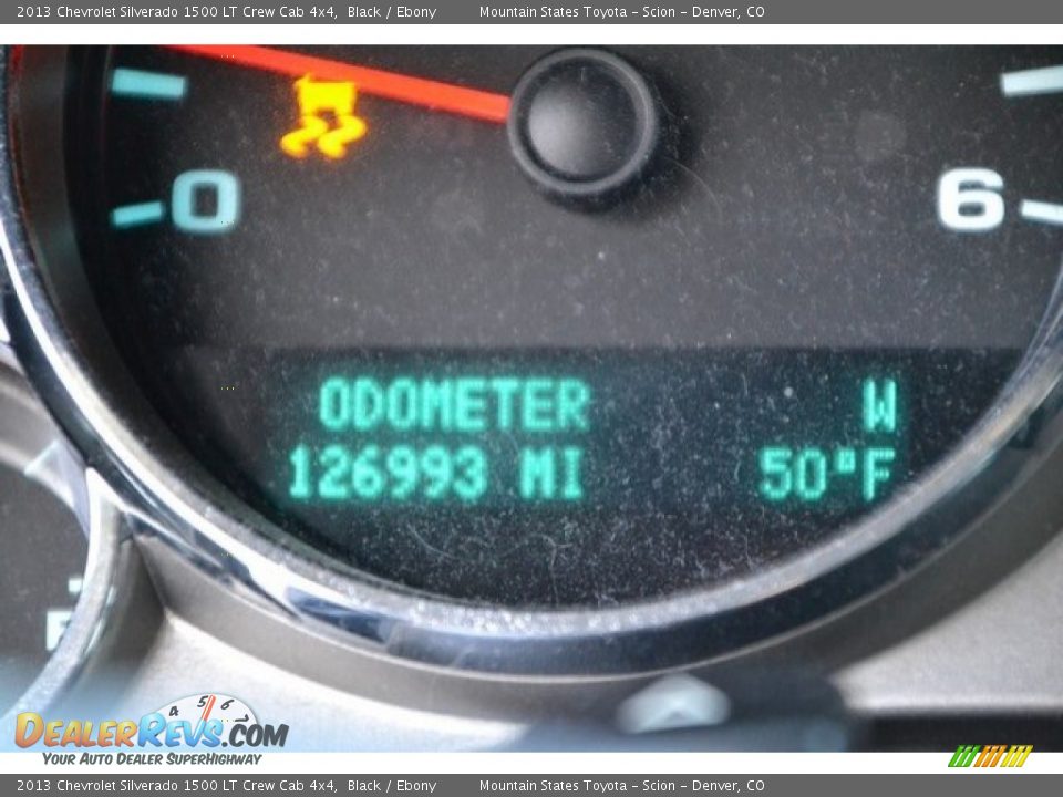 2013 Chevrolet Silverado 1500 LT Crew Cab 4x4 Black / Ebony Photo #10
