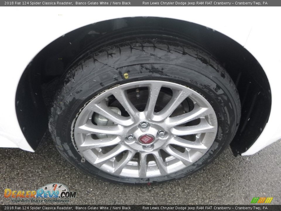 2018 Fiat 124 Spider Classica Roadster Bianco Gelato White / Nero Black Photo #9