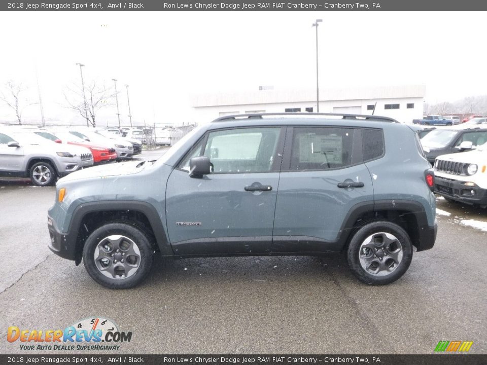 2018 Jeep Renegade Sport 4x4 Anvil / Black Photo #2