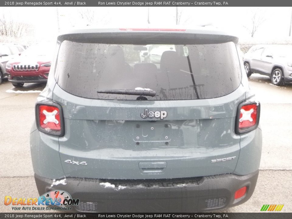 2018 Jeep Renegade Sport 4x4 Anvil / Black Photo #4