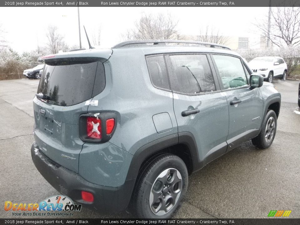 2018 Jeep Renegade Sport 4x4 Anvil / Black Photo #5