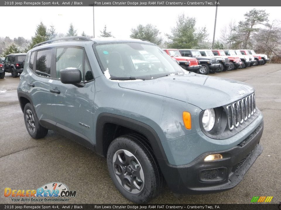 2018 Jeep Renegade Sport 4x4 Anvil / Black Photo #7