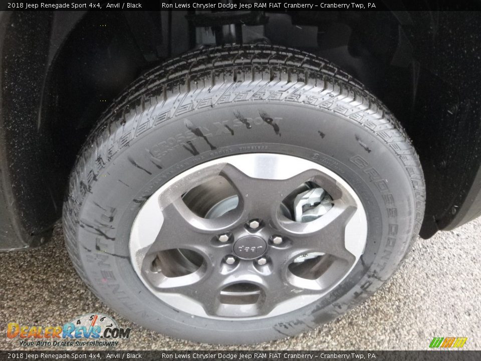 2018 Jeep Renegade Sport 4x4 Anvil / Black Photo #9