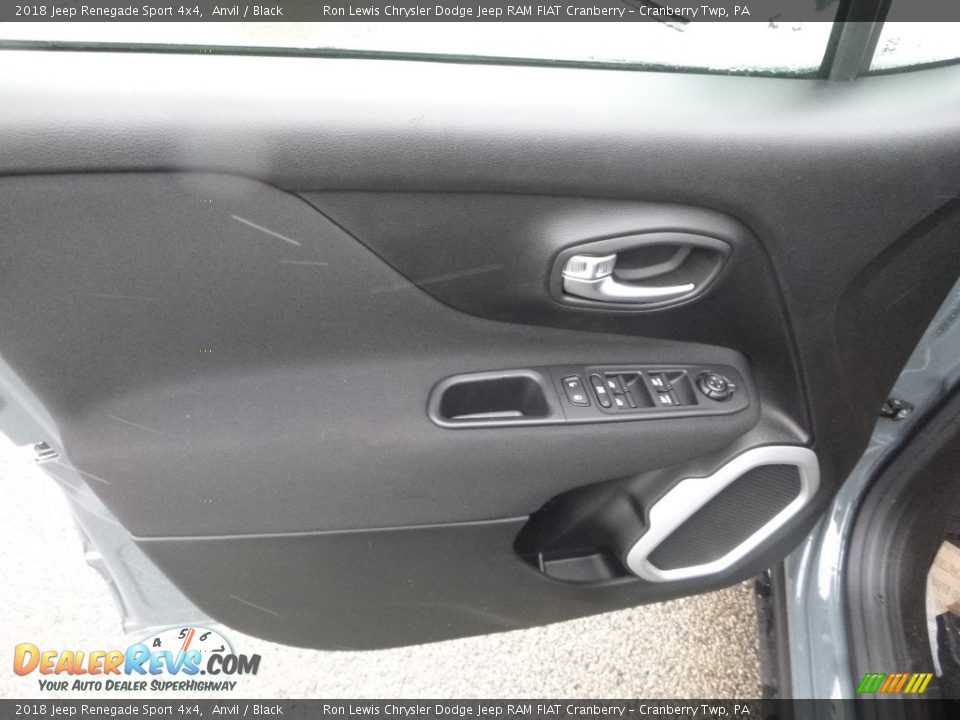 2018 Jeep Renegade Sport 4x4 Anvil / Black Photo #13