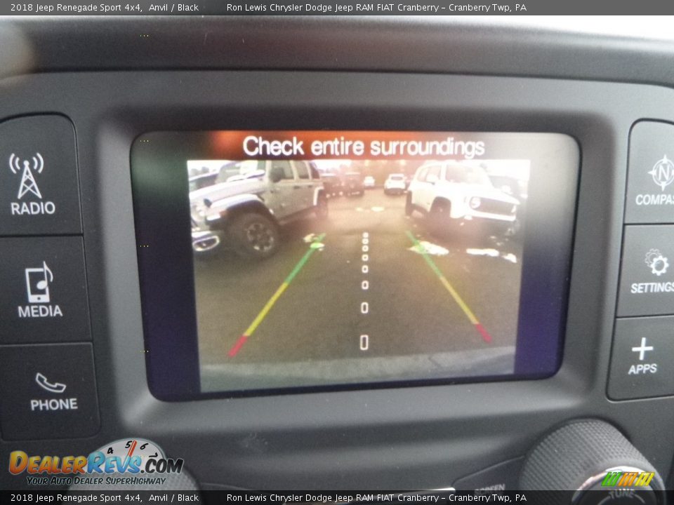 2018 Jeep Renegade Sport 4x4 Anvil / Black Photo #17