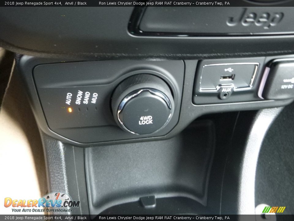 2018 Jeep Renegade Sport 4x4 Anvil / Black Photo #18