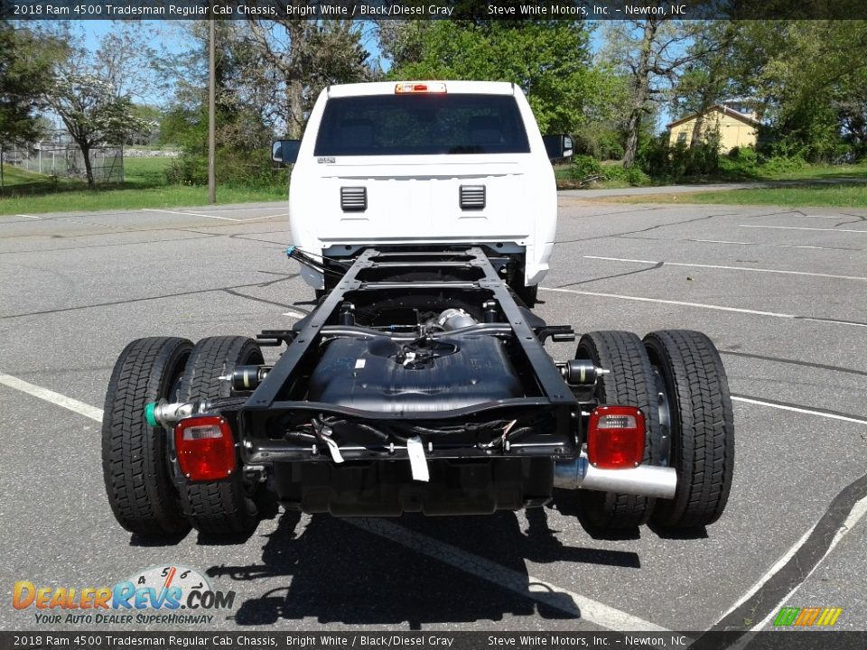 2018 Ram 4500 Tradesman Regular Cab Chassis Bright White / Black/Diesel Gray Photo #7