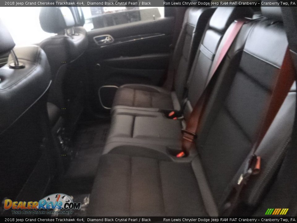 2018 Jeep Grand Cherokee Trackhawk 4x4 Diamond Black Crystal Pearl / Black Photo #11