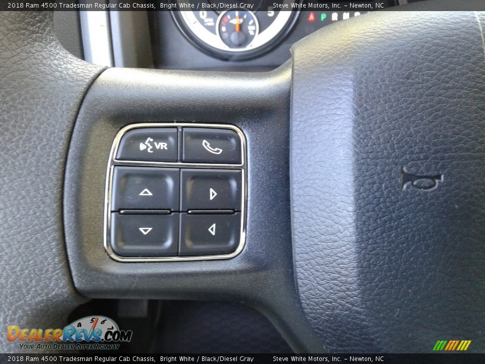 2018 Ram 4500 Tradesman Regular Cab Chassis Bright White / Black/Diesel Gray Photo #14