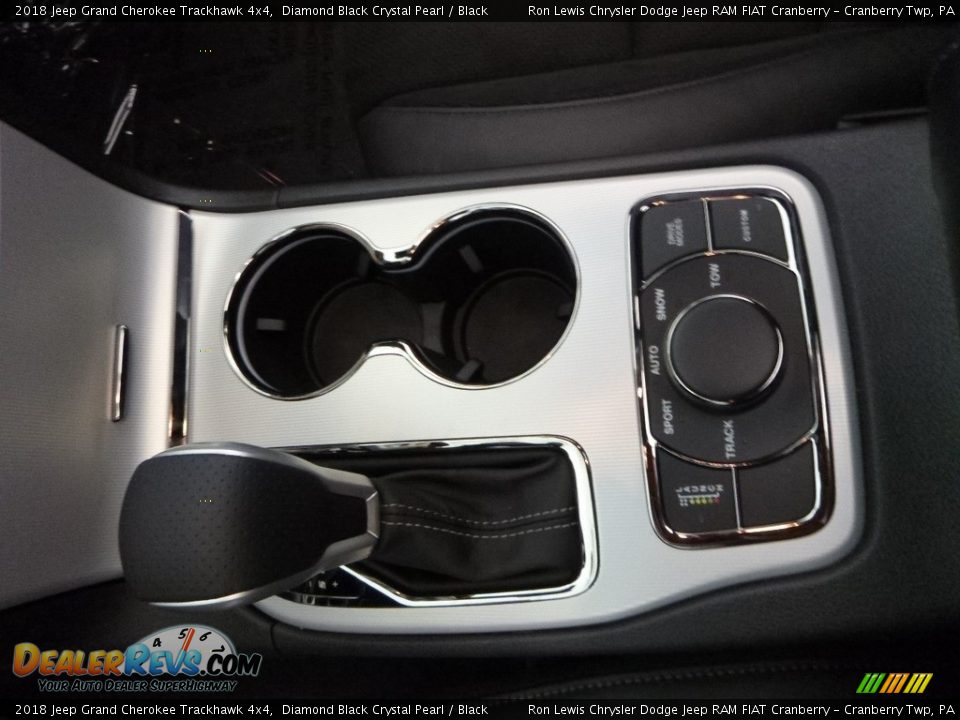 2018 Jeep Grand Cherokee Trackhawk 4x4 Diamond Black Crystal Pearl / Black Photo #19