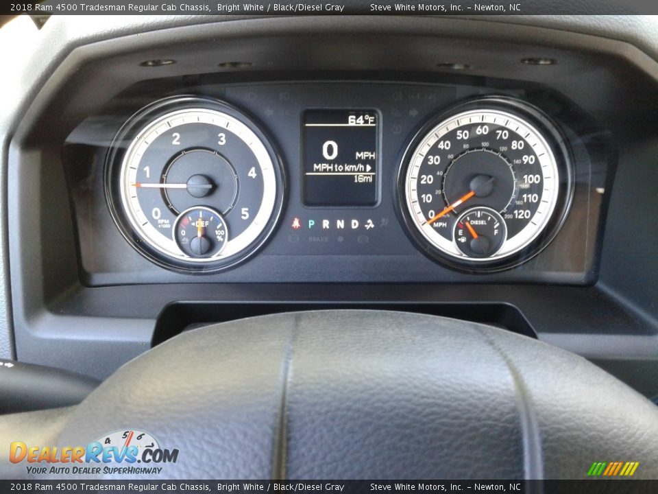2018 Ram 4500 Tradesman Regular Cab Chassis Bright White / Black/Diesel Gray Photo #16