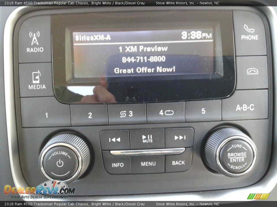 2018 Ram 4500 Tradesman Regular Cab Chassis Bright White / Black/Diesel Gray Photo #17