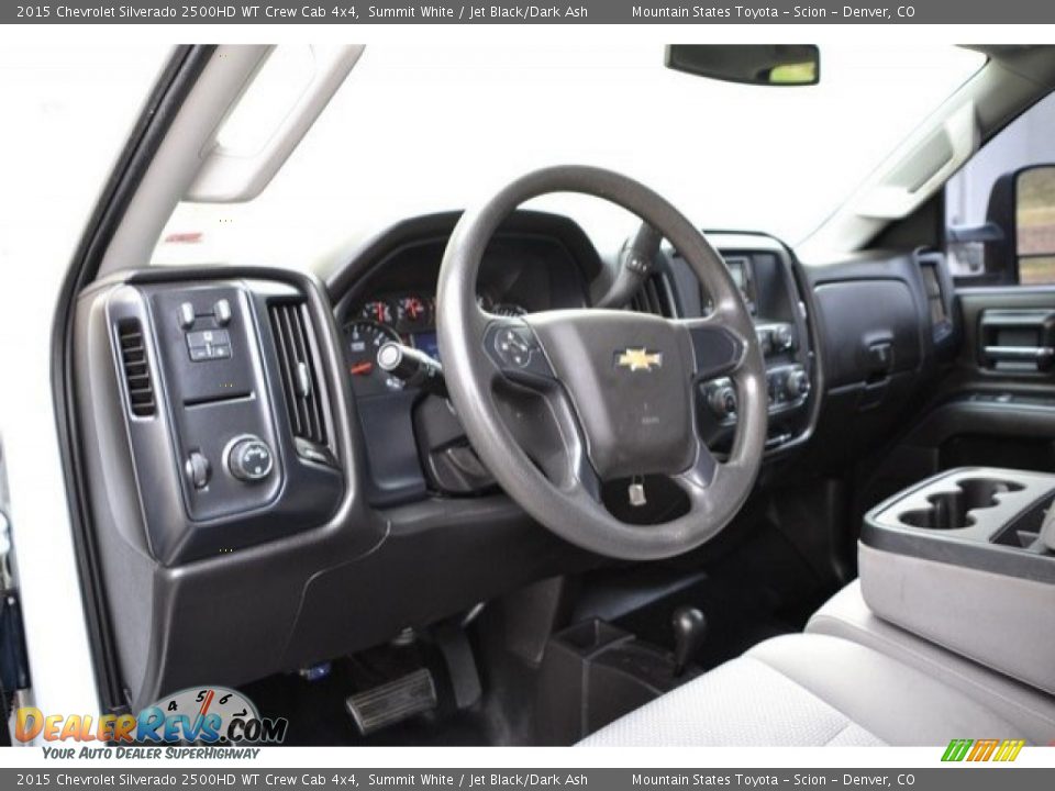 2015 Chevrolet Silverado 2500HD WT Crew Cab 4x4 Summit White / Jet Black/Dark Ash Photo #10