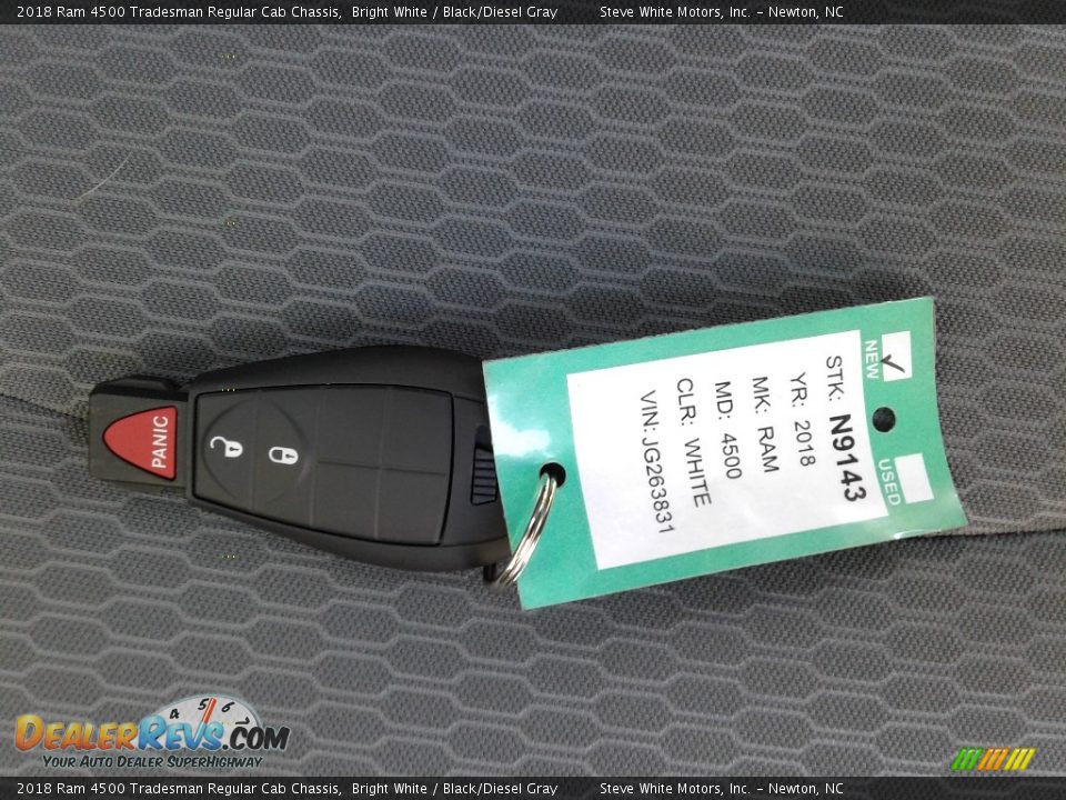 2018 Ram 4500 Tradesman Regular Cab Chassis Bright White / Black/Diesel Gray Photo #23