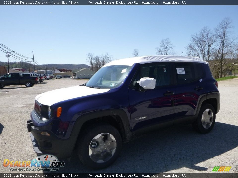 2018 Jeep Renegade Sport 4x4 Jetset Blue / Black Photo #1