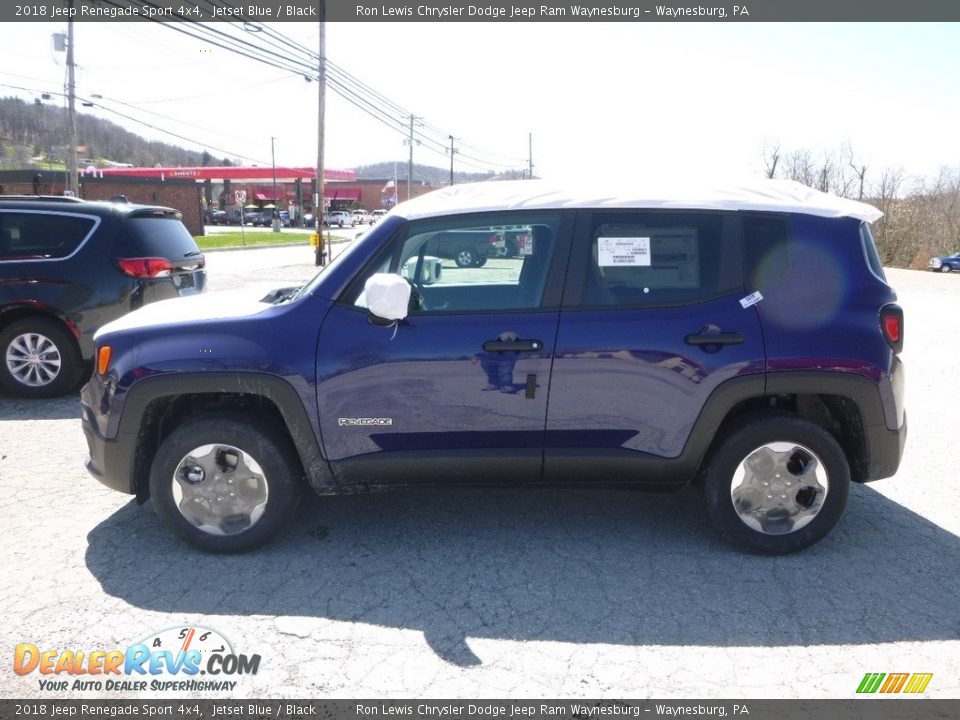 2018 Jeep Renegade Sport 4x4 Jetset Blue / Black Photo #2