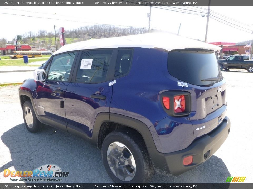 2018 Jeep Renegade Sport 4x4 Jetset Blue / Black Photo #3