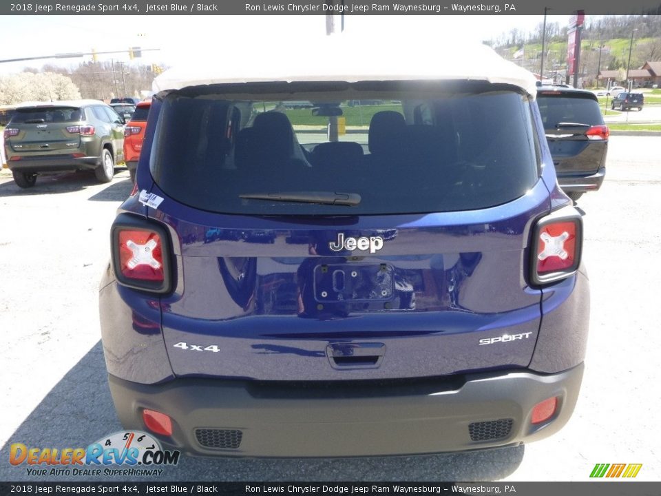 2018 Jeep Renegade Sport 4x4 Jetset Blue / Black Photo #4