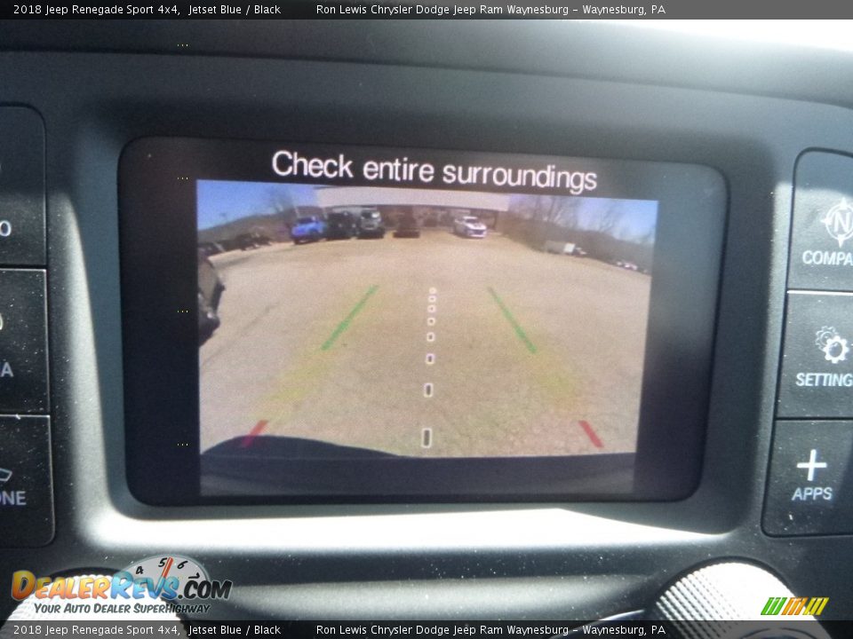 2018 Jeep Renegade Sport 4x4 Jetset Blue / Black Photo #16