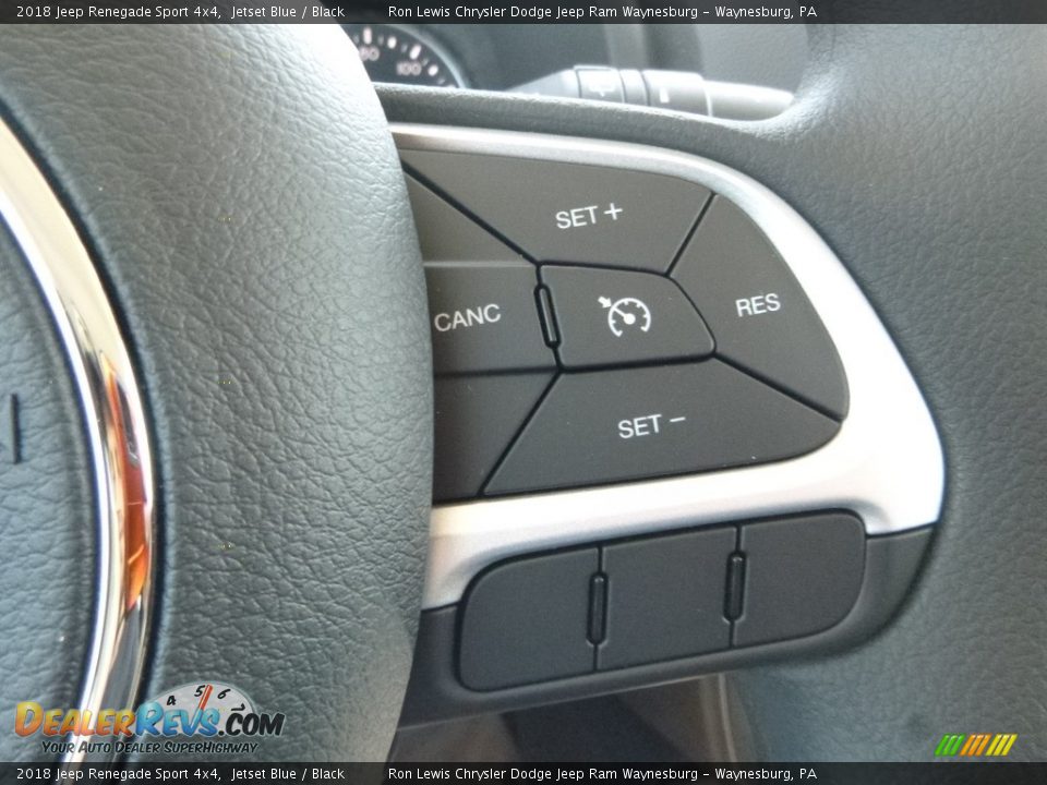 2018 Jeep Renegade Sport 4x4 Jetset Blue / Black Photo #17