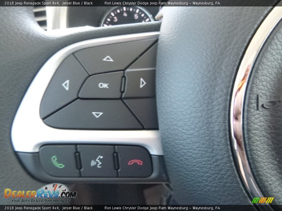 2018 Jeep Renegade Sport 4x4 Jetset Blue / Black Photo #18