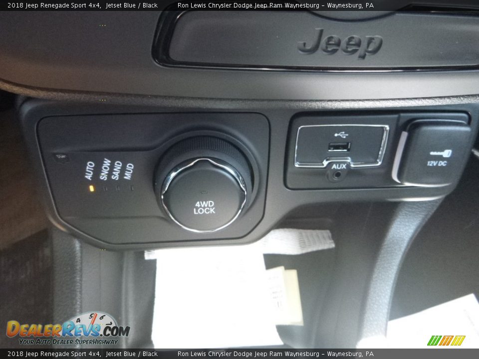 2018 Jeep Renegade Sport 4x4 Jetset Blue / Black Photo #19