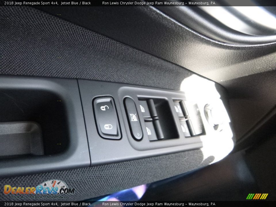 2018 Jeep Renegade Sport 4x4 Jetset Blue / Black Photo #20