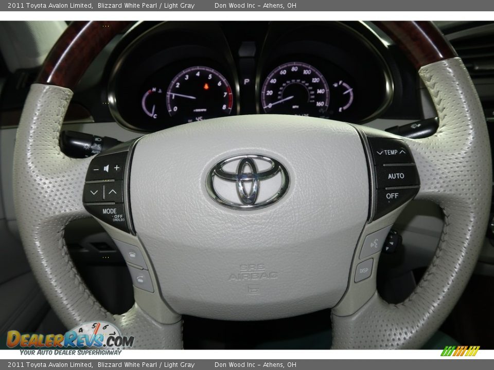2011 Toyota Avalon Limited Blizzard White Pearl / Light Gray Photo #18