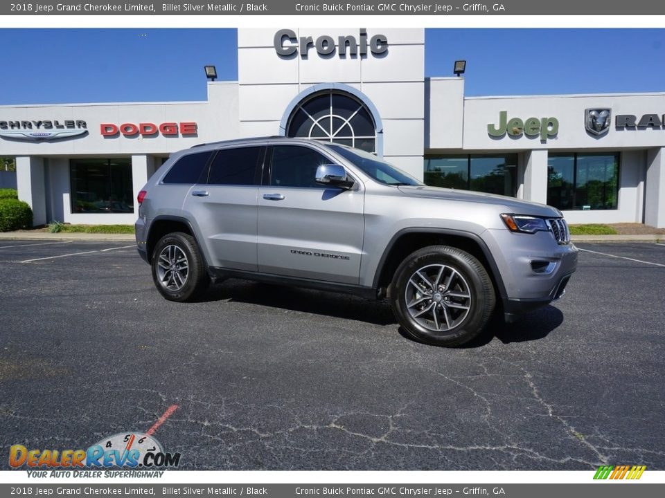 2018 Jeep Grand Cherokee Limited Billet Silver Metallic / Black Photo #1