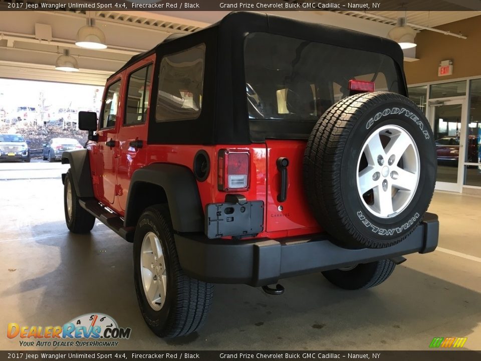 2017 Jeep Wrangler Unlimited Sport 4x4 Firecracker Red / Black Photo #4