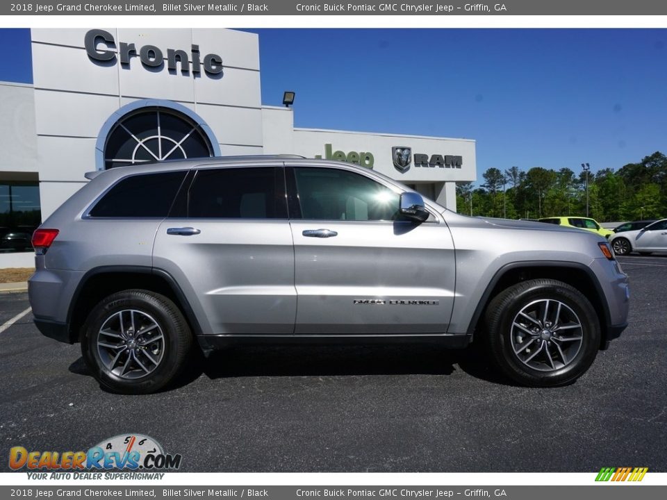 2018 Jeep Grand Cherokee Limited Billet Silver Metallic / Black Photo #14