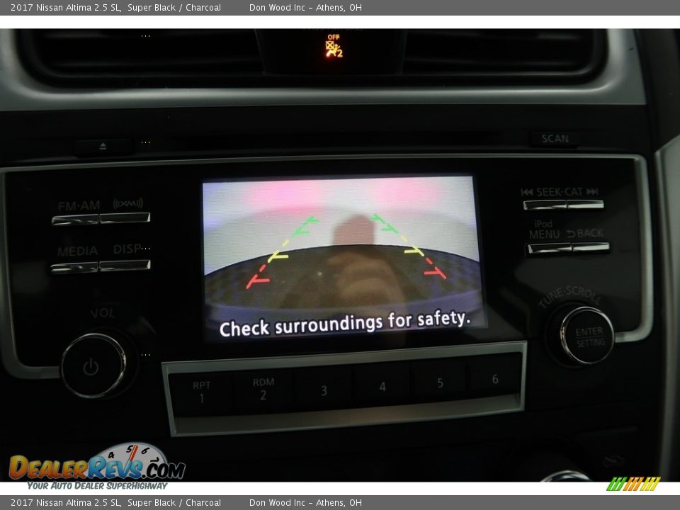 2017 Nissan Altima 2.5 SL Super Black / Charcoal Photo #2