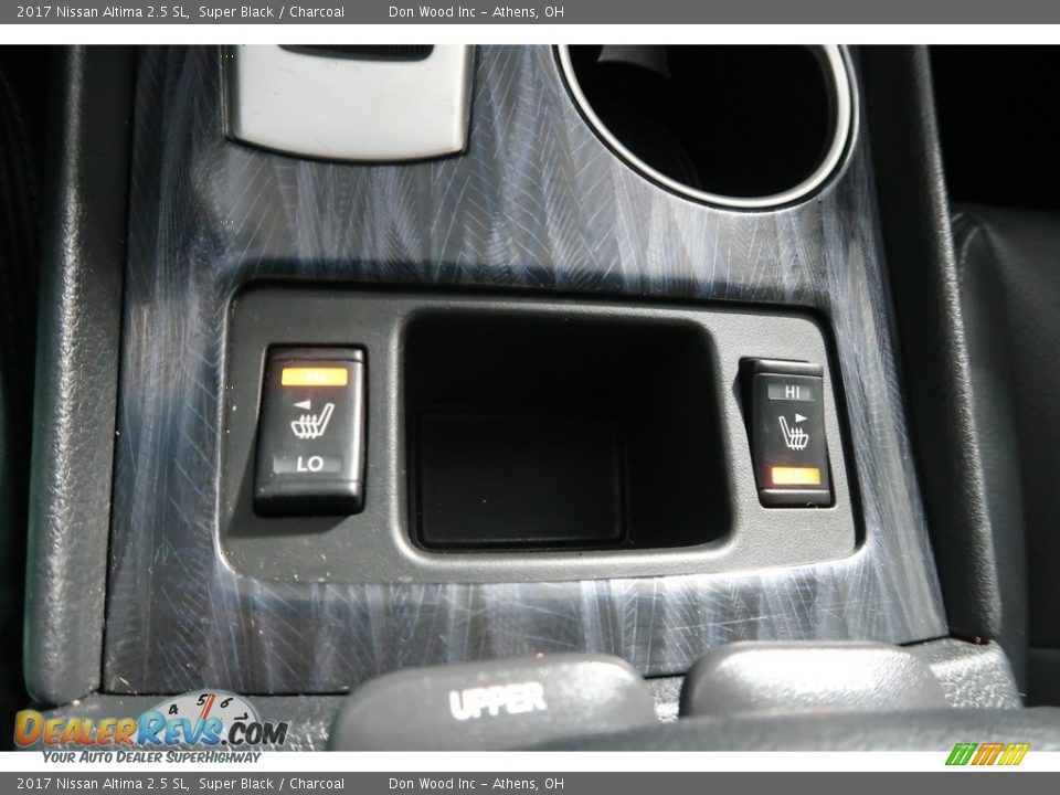 2017 Nissan Altima 2.5 SL Super Black / Charcoal Photo #4