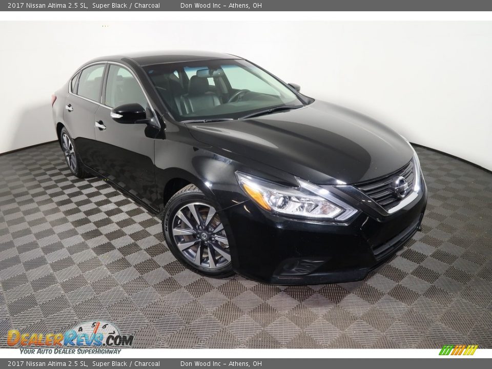 2017 Nissan Altima 2.5 SL Super Black / Charcoal Photo #7
