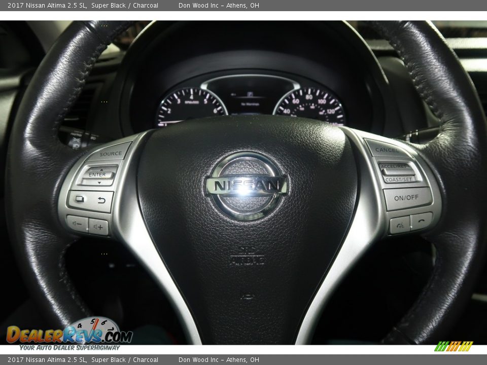 2017 Nissan Altima 2.5 SL Super Black / Charcoal Photo #18