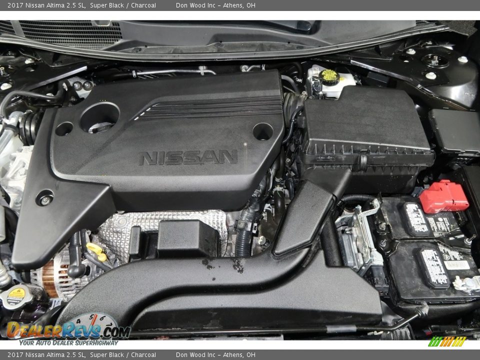 2017 Nissan Altima 2.5 SL Super Black / Charcoal Photo #27