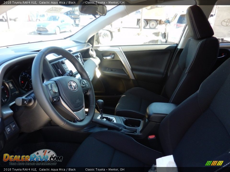 2018 Toyota RAV4 XLE Galactic Aqua Mica / Black Photo #3