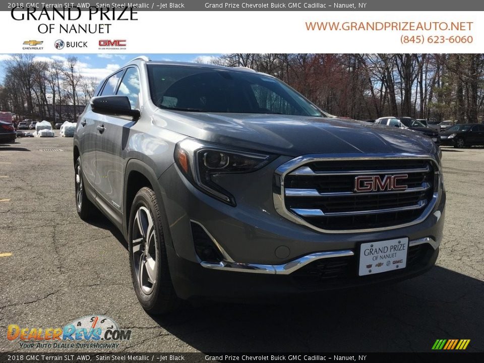 2018 GMC Terrain SLT AWD Satin Steel Metallic / ­Jet Black Photo #1