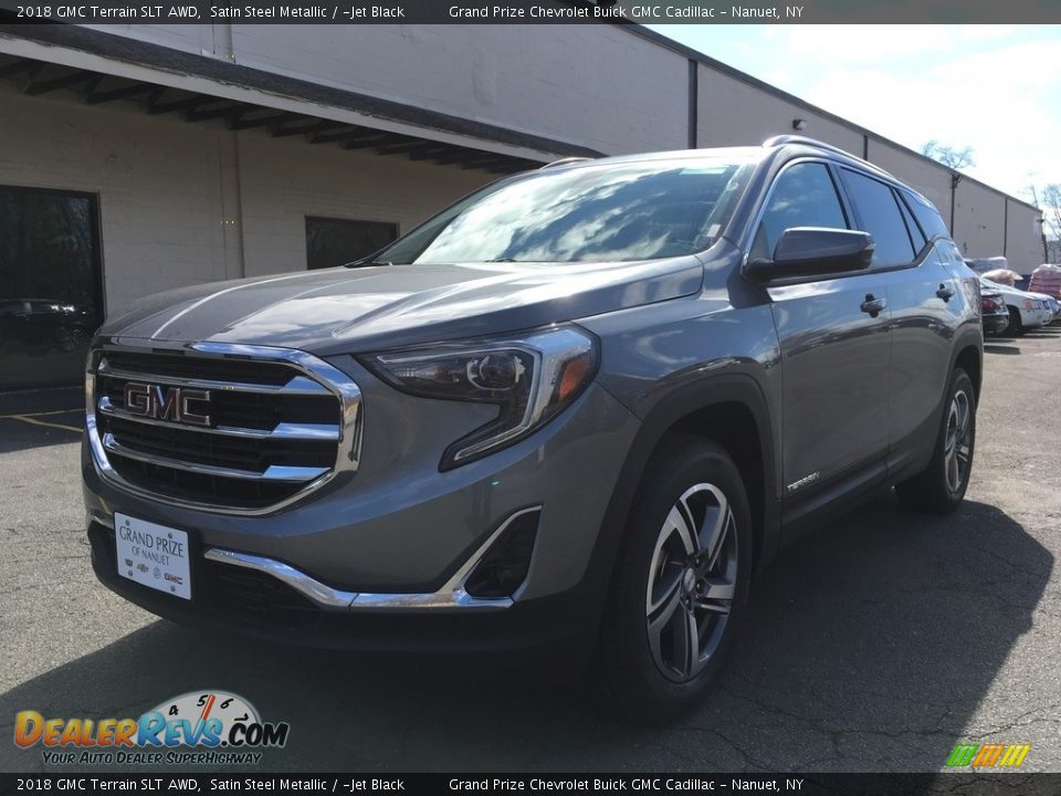 2018 GMC Terrain SLT AWD Satin Steel Metallic / ­Jet Black Photo #2