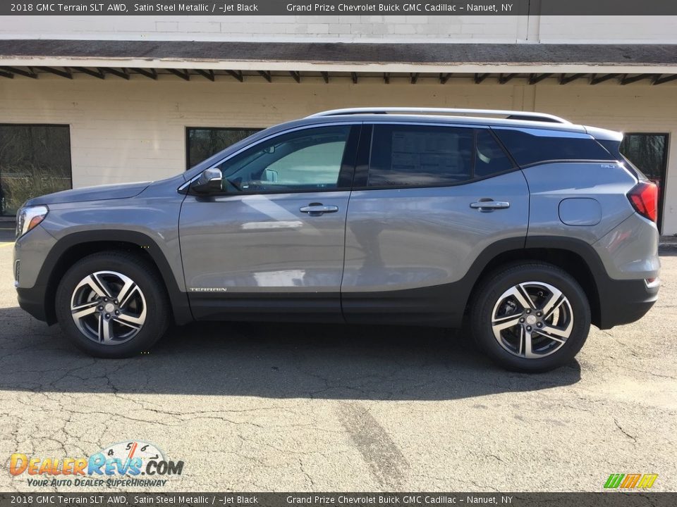 2018 GMC Terrain SLT AWD Satin Steel Metallic / ­Jet Black Photo #3