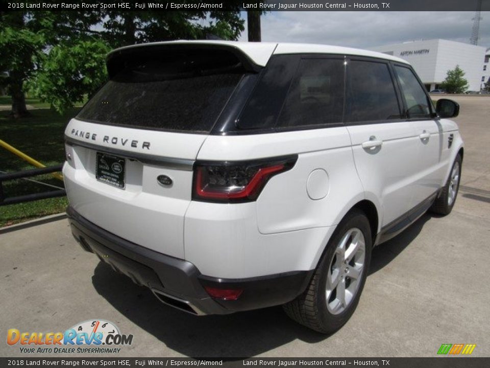 2018 Land Rover Range Rover Sport HSE Fuji White / Espresso/Almond Photo #7