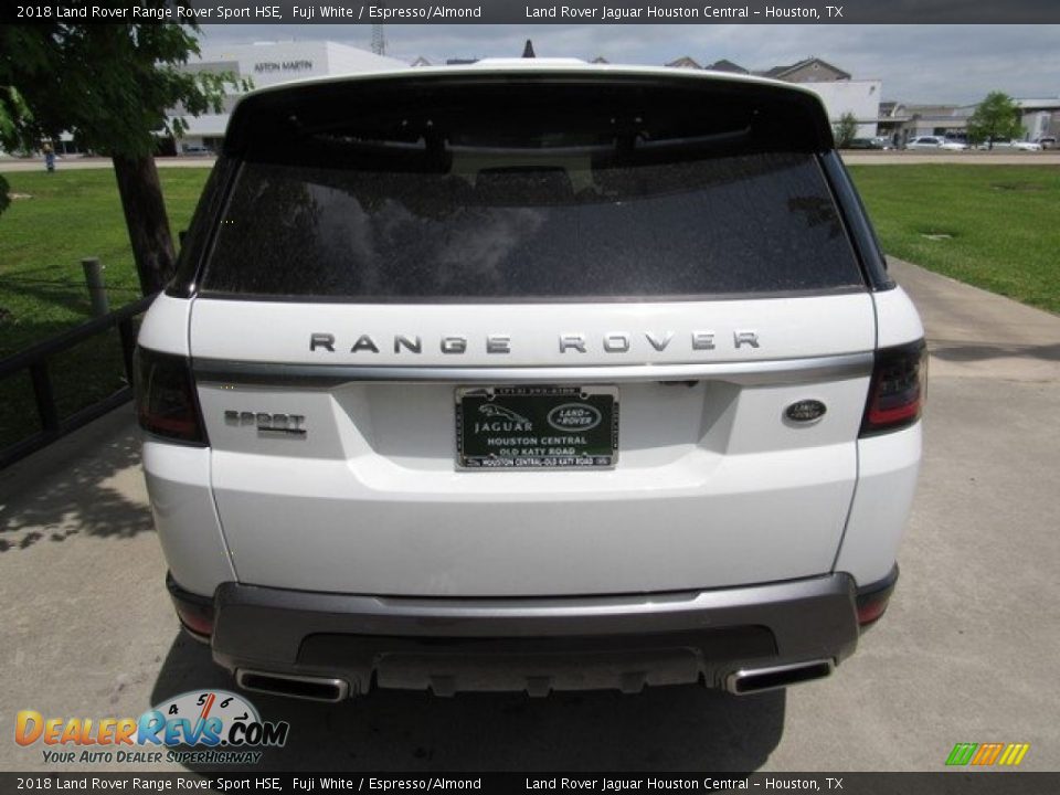 2018 Land Rover Range Rover Sport HSE Fuji White / Espresso/Almond Photo #8