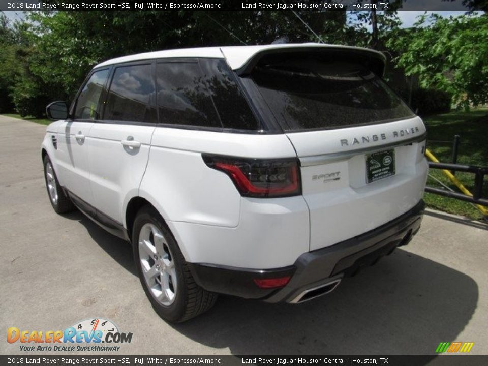 2018 Land Rover Range Rover Sport HSE Fuji White / Espresso/Almond Photo #12