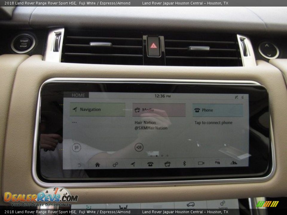 2018 Land Rover Range Rover Sport HSE Fuji White / Espresso/Almond Photo #31