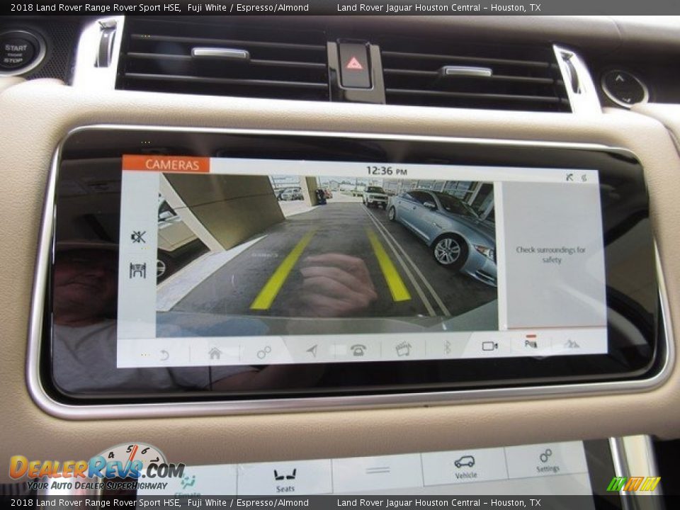 2018 Land Rover Range Rover Sport HSE Fuji White / Espresso/Almond Photo #33